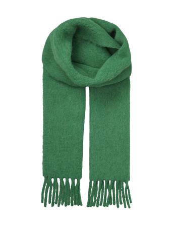 Solid Yuta Scarf Accessories Scarves Winter Scarves Green Becksöndergaard
