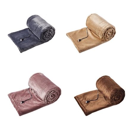 Usb Elektrisk Varmetæppe Usb Elektrisk Tæppe Sengevarmer Termostat Holdbar Blød Varme Gave Dobbelt Varmt Hjem