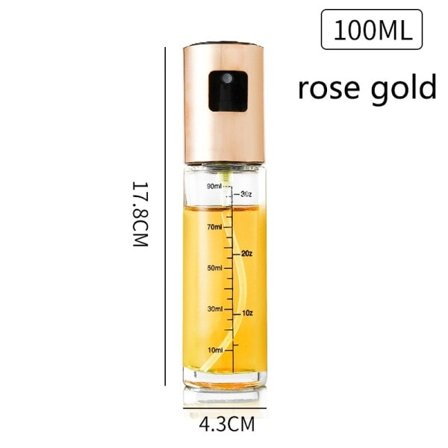 Glas Bowl BBQ Oliv Olja Spray Diffuser För Kök Dispenser Flaska Squirt Behållare Väger Soja sås