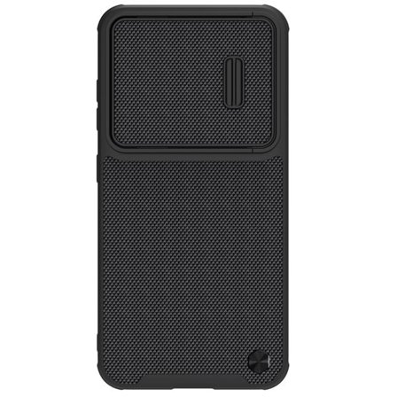 Nillkin Textured S Case til Samsung Galaxy S23, pansret cover med kameradæksel, sort