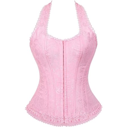 Korsett for kvinner Overbust Bustier Topp Gothic Sexy Shoulder 603