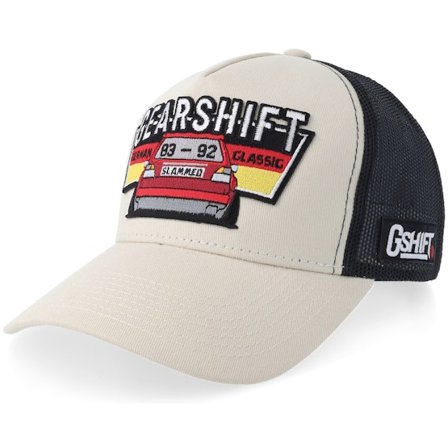 Gearshift - Gris trucker Casquette - Slammed German Classic Car Stone/Black A-frame Trucker @ Hatstore