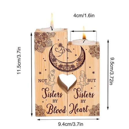 Til min mor, datter, søster - ord blir noen ganger usagt, jeg trenger å si at jeg elsker deg - trelysestakegave