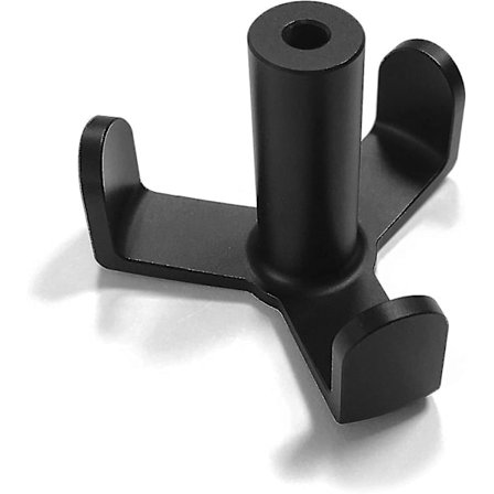 Aluminium bagagekrok för bagageutrymmet i Tesla Model 3 2018-2022, svart anodiserad aluminium, interiörtillbehör