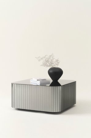 Jotex - Sofabord 80x80 Cm Grått speil - MARLY - Kjøp Sofabord hos Jotex