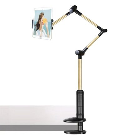 Lång armhållare för surfplatta, bärbar dator, 4 till 12 tum, lat säng, telefonhållare, stöd ~04960