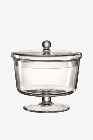 Leonardo - Glasburk Poesia 18 cm - Transparent - Förvaringsburkar - Från Homeroom