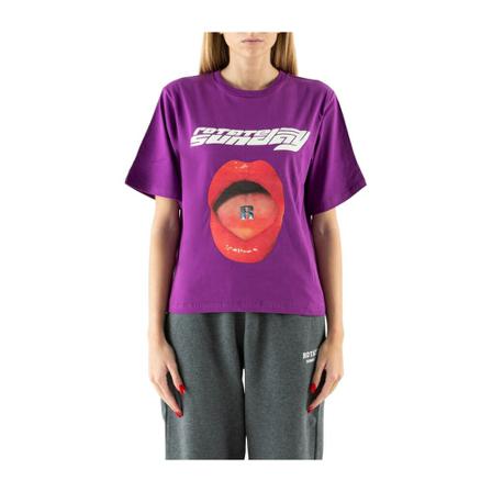 Rotate Birger Christensen, T-Shirts Paars, Dames, Maat:S
