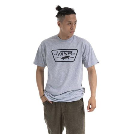 Vans, Koszulka Full Patch Szary, Mężczyzna, Rozmiar: XL