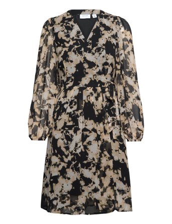 Vila | Virina Kit L/S Short Wrap Knee Dress/Su | 34