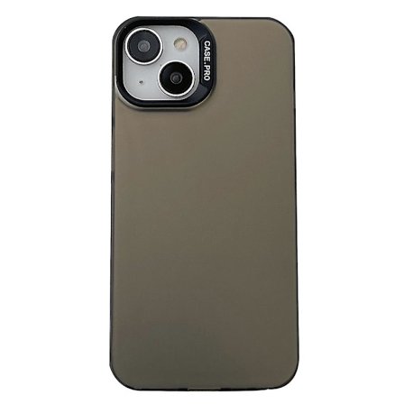 Til Iphone 13 6,1 tommer fingeraftryksfri mat telefonetui gennemsigtig Tpu+pc bagcover