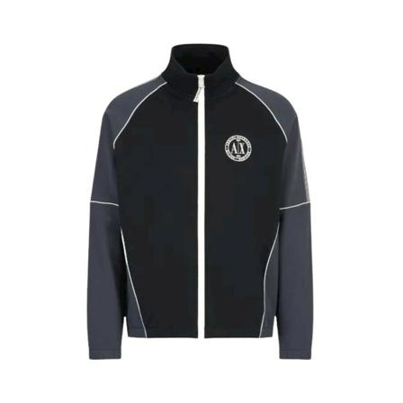 Armani Exchange Zip-throughs , Blauw , Heren , Maat: M Hoodies & sweatvesten