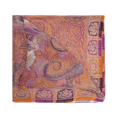 Etro Patterned Halstørklæde Orange, Dame Tørklæder, Størrelse: ONE Size
