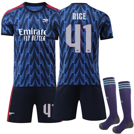 25-26 Ny sesong Arsenal Bortedrakt Barn Voksen Fotballdraktsett med Sokker