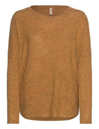 Sc-Biara Pullover Brun Soyaconcept*Betinget Tilbud