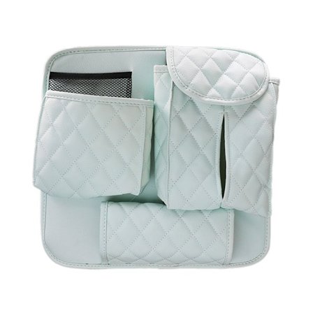 Bil for seteryggbeskytter Organizer Skinnvevsboks Oppbevaring med flere lommer for barn Baby