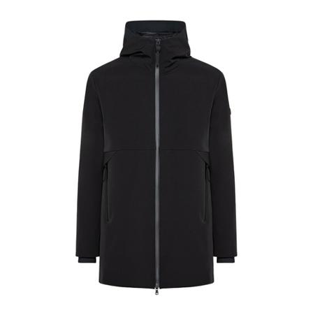 Peuterey Minimal, sophisticated, smooth trench Frakke in Primaloft Sort, Herre Frakker