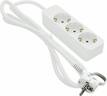 GELIA GRENUTTAK 3-VEIS MED JORD 1M HVIT