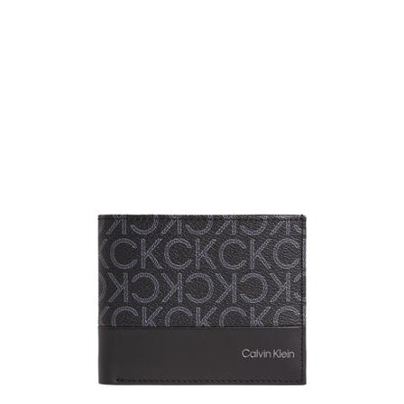 Calvin Klein Wallets & Cardholders , Zwart , Heren , Maat: ONE Size Portefeuilles