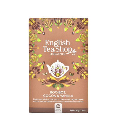 English Tea Shop Rooibos Te Choklad & Vanilj 20 tepåsar