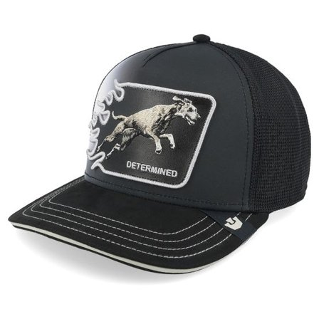 Goorin - Svart trucker Keps - Finish Line A-Frame Black Trucker @ Hatstore