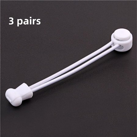 3 Par Sneaker SkoLisser Skolisser HVIT