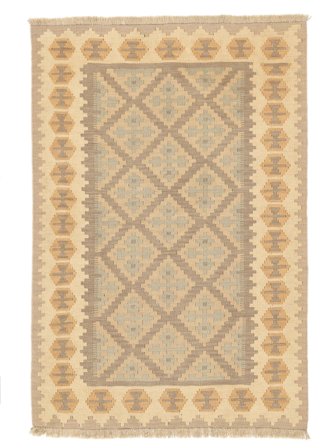 Small Light Nomad Kilim Rug 106X153 Wool