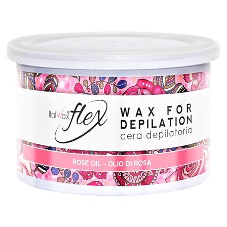 400g Flex - Rose Oil - Varmt Vax Burk - Italwax