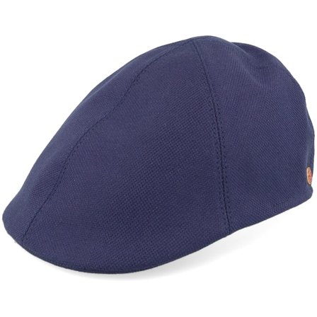 Mayser - Blauw flatcap Cap - Paddy Como Blue Flat Cap @ Hatstore