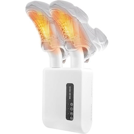 Elektrisk skotork, lukteliminator, väggmonterad stöveltork med termostatisk varm bris, snabbtorkande skotork med timer, sterilisering & deo