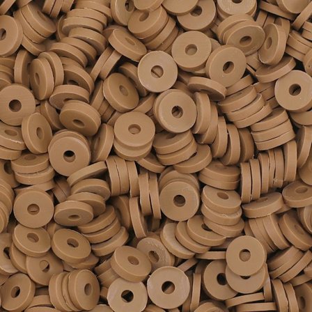 2000+ st Latte Clay Beads Bulk, Polymer Clay Beads för Armband Tillverkning, heishi Beads för Armband, Platta Pärlor (6mm).