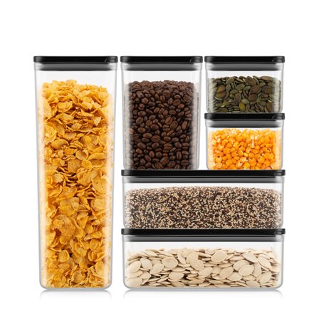 Bodum Canteen opbevaringsbeholdere 6 dele, sort | KitchenOne