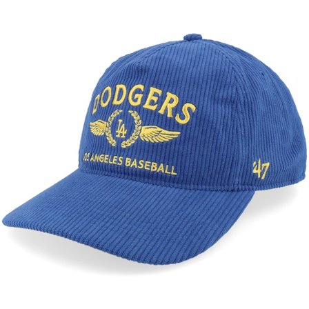 47 Brand - MLB Blauw unconstructed Cap - Los Angeles Dodgers Sky High Hitch Lc Royal Dad Cap @ Hatstore