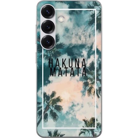 Kompatibelt Mobildeksel til Samsung Galaxy S25 Hakuna Matata
