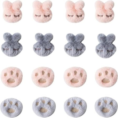 16 stk plysj tegneserie anti-bevegelse klemme dynetrekk klemmer dyne singl