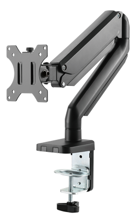 Deltaco Office ARM-0350 - Premium - monteringssett - for LCD-display / bøyd LCD-display - matt svart