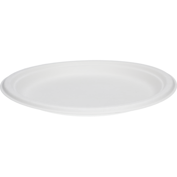 Bagasjetallerken hvit 24 cm