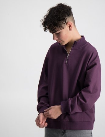 RYVLS Urban Half Zip Röd Tröjor Kille - Kids Brand Store