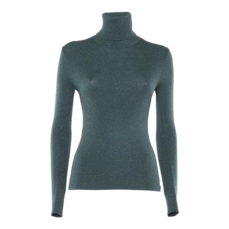 P.a.r.o.s.h. Turtleneck blå, Dam Polotröjor, Dam, Storlek: M
