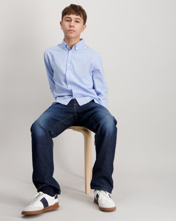 Lexington Kyle Casual Oxford B.D Shirt Blau Hemden Jungen - Kids Brand Store