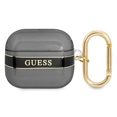 Guess AirPods 3 Skal Strap Collection - Svart