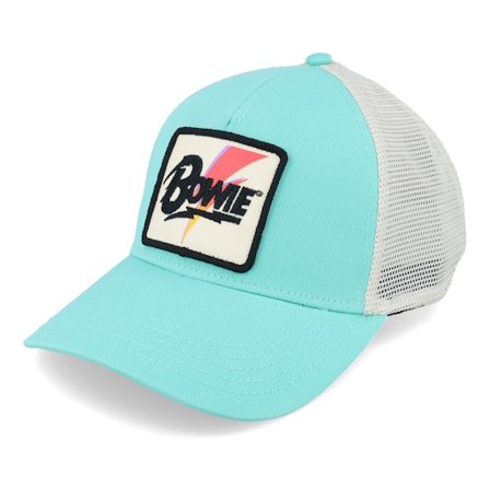 American Needle - Blå trucker Caps - Bowie Valin Ivory Tiffany Blue Trucker @ Hatstore