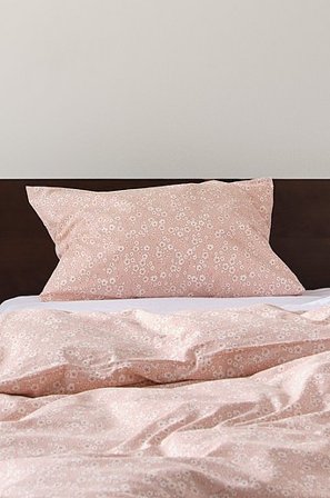 Jotex - Pudebetræk 50x60 Cm Rosa - ANEMONE - Køb Pudebetræk hos Jotex