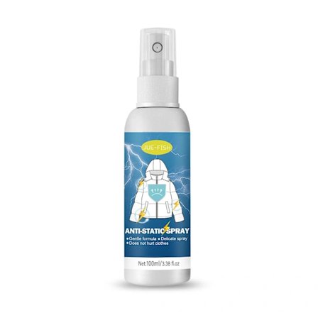 [CA] Statisk spray for klær, statisk spray, statisk eliminatorspray, statisk fjerner for klær, statisk beskyttelsesspray for klær, 100 ml (FMY)