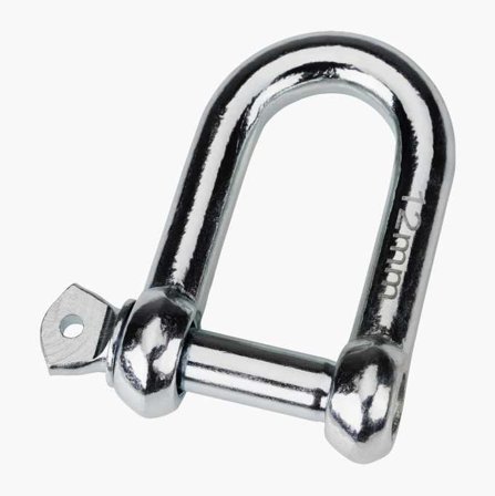 Schackel rak galvaniserad 12 x 48 mm