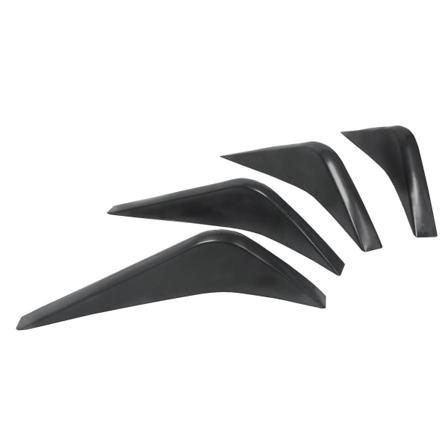 Bil bakre støtfanger luftdiffuser finnespoiler for Corvette C7 2014-2019