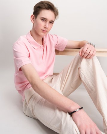 GANT SHIELD SS PIQUE Cremefärgad Piké Kille - Kids Brand Store