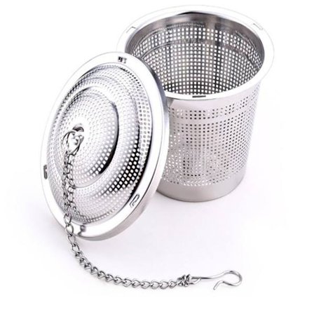 Te-filter i rustfritt stål - Te-infuser, teballer, tesil, kryddersil