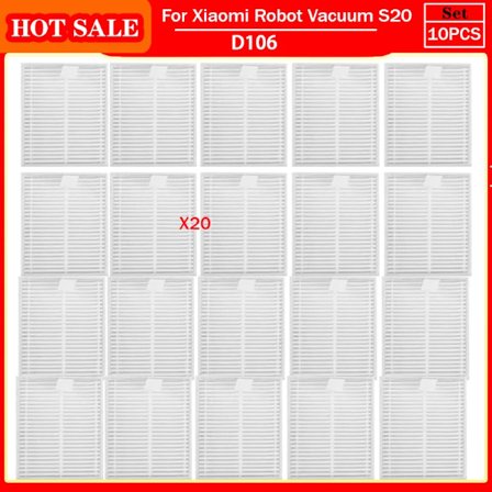 Xiaomi-imurin S20 / D106 E12 E10 B112 lisävarusteet, varaosat, pääharja, sivuharja, moppiliina, suodatin