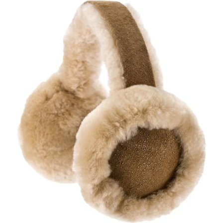 Ekte Saueull Ørevarmere - Kastanje